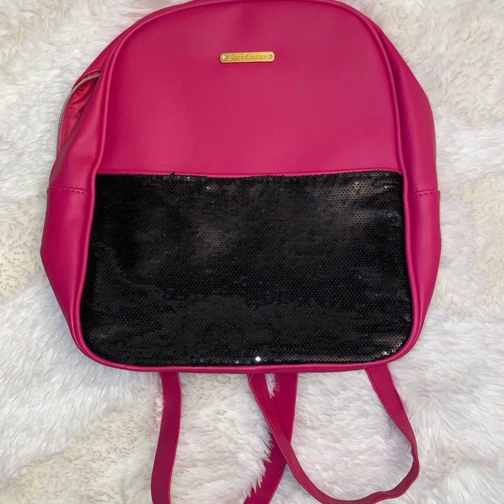 Hot pink Juicy Couture back pack